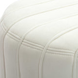 Pouch Chenille Ottoman by TOV Furniture at Eve Furniture