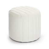 Pouch Chenille Ottoman by TOV Furniture at Eve Furniture