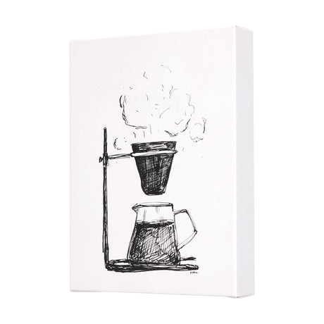 Pour Over by Mercana Studio a Hand Embellished Textured Canvas by Mercana at Eve Furniture