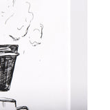 Pour Over by Mercana Studio a Hand Embellished Textured Canvas by Mercana at Eve Furniture