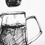 Pour Over by Mercana Studio a Hand Embellished Textured Canvas by Mercana at Eve Furniture