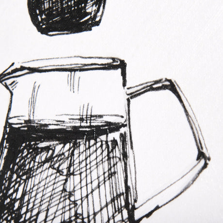 Pour Over by Mercana Studio a Hand Embellished Textured Canvas by Mercana at Eve Furniture
