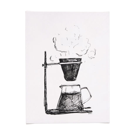 Pour Over by Mercana Studio a Hand Embellished Textured Canvas by Mercana at Eve Furniture