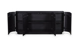 Povera 4 Door Sideboard Black by Moe's Home at Eve Furniture