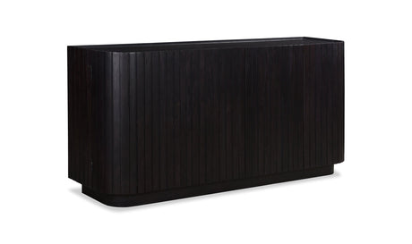 Povera 4 Door Sideboard Black by Moe's Home at Eve Furniture