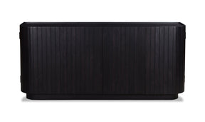 Povera 4 Door Sideboard Black by Moe's Home at Eve Furniture