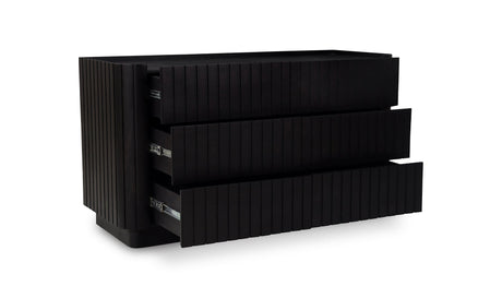 Povera 6 Drawer Dresser Black by Moe's Home at Eve Furniture