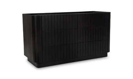 Povera 6 Drawer Dresser Black by Moe's Home at Eve Furniture
