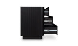 Povera 6 Drawer Dresser Black by Moe's Home at Eve Furniture
