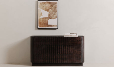 Povera 6 Drawer Dresser Black by Moe's Home at Eve Furniture