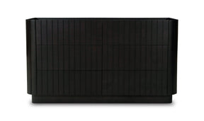 Povera 6 Drawer Dresser Black by Moe's Home at Eve Furniture