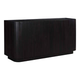 Povera Black 4 Door Sideboard