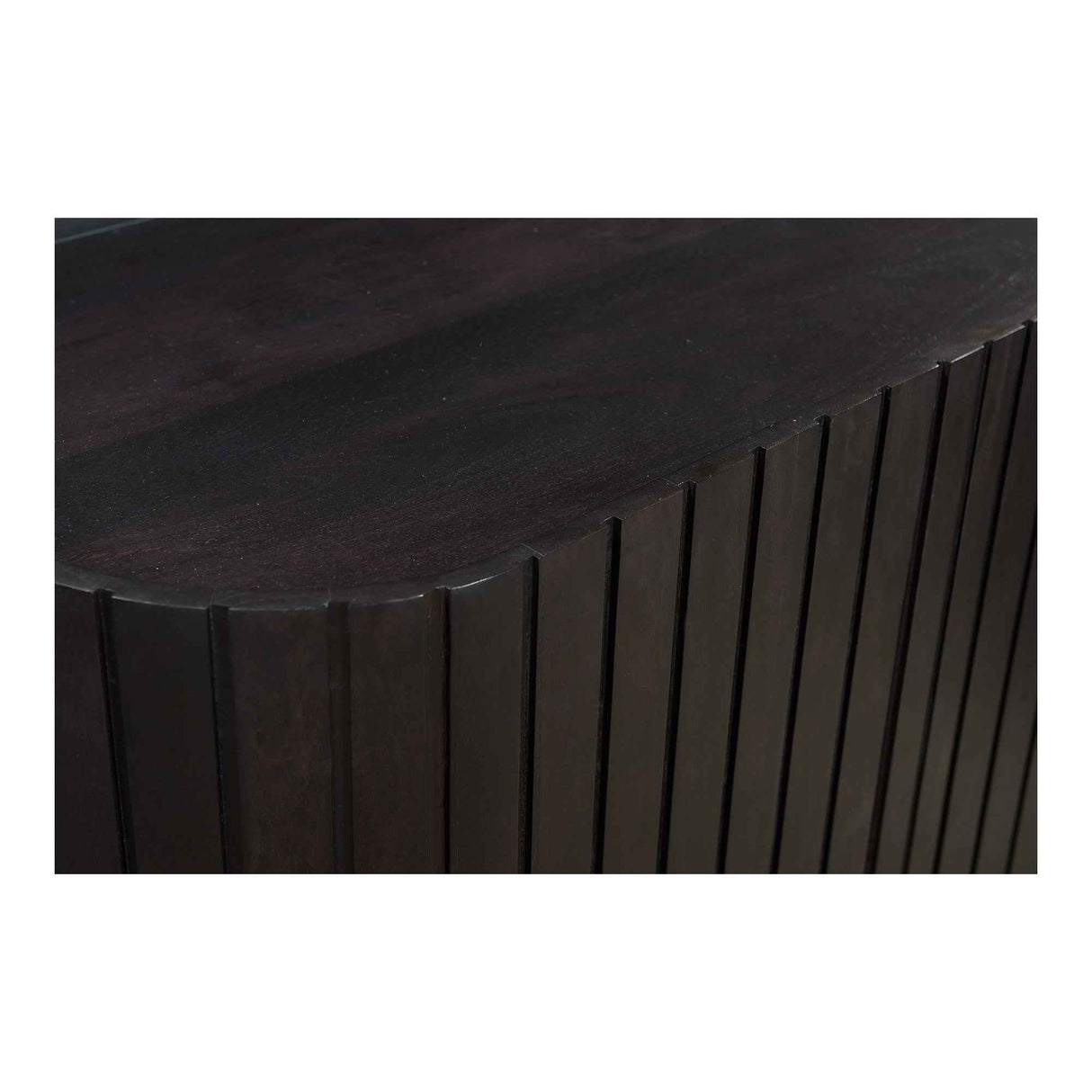 Povera Black 4 Door Sideboard