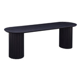 Povera Black Dining Bench by Moe's Home at Eve Furniture