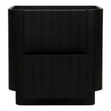 Povera Black Nightstand by MOES at Eve Furniture