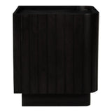 Povera Black Nightstand by MOES at Eve Furniture