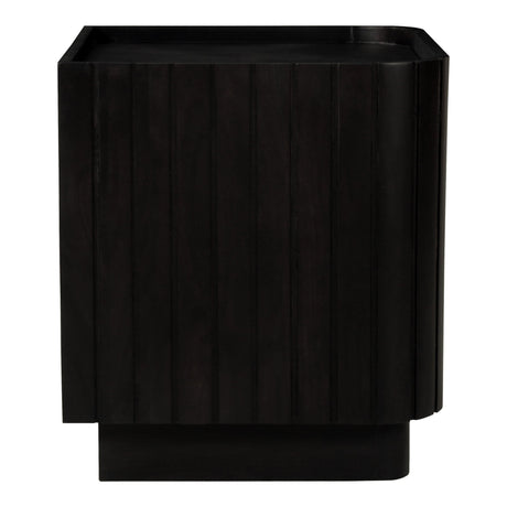 Povera Black Nightstand by MOES at Eve Furniture