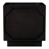 Povera Black Nightstand by MOES at Eve Furniture