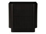 Povera Black Nightstand by MOES at Eve Furniture