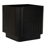 Povera Black Nightstand