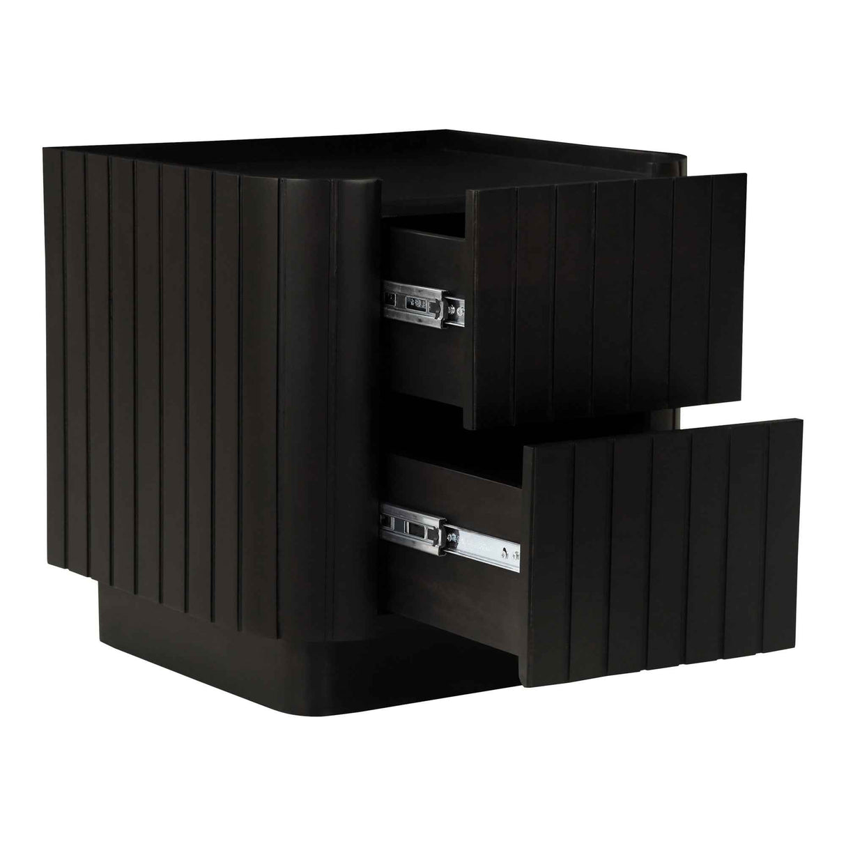 Povera Black Nightstand