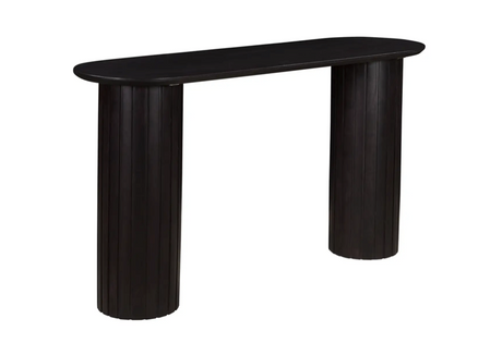 Povera Console Table - Black by Moe's Home at Eve Furniture