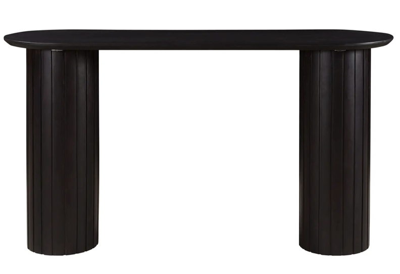 Povera Console Table - Black by Moe's Home at Eve Furniture