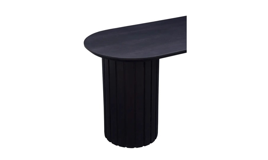 Povera Dining Bench - Black by Moe's Home at Eve Furniture