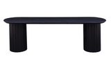 Povera Dining Bench - Black by Moe's Home at Eve Furniture