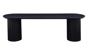 Povera Dining Bench - Black by Moe's Home at Eve Furniture