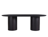 Povera Dining Table - Black by Moe's Home at Eve Furniture