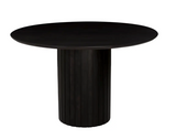 Povera Round Dining Table - Black by Moe's Home at Eve Furniture