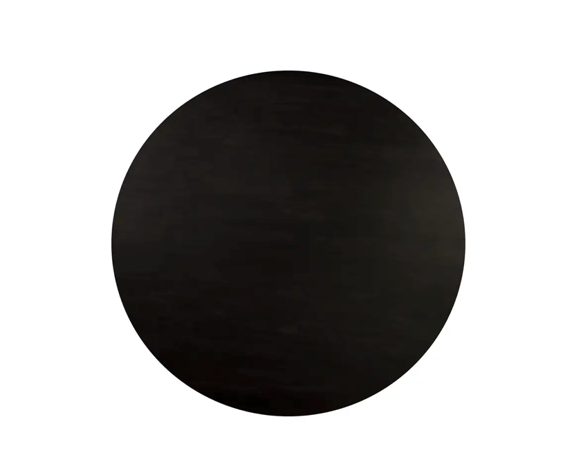 Povera Round Dining Table - Black by Moe's Home at Eve Furniture