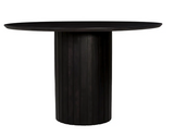 Povera Round Dining Table - Black by Moe's Home at Eve Furniture