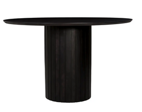 Povera Round Dining Table - Black by Moe's Home at Eve Furniture