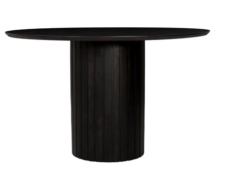 Povera Round Dining Table - Black by Moe's Home at Eve Furniture