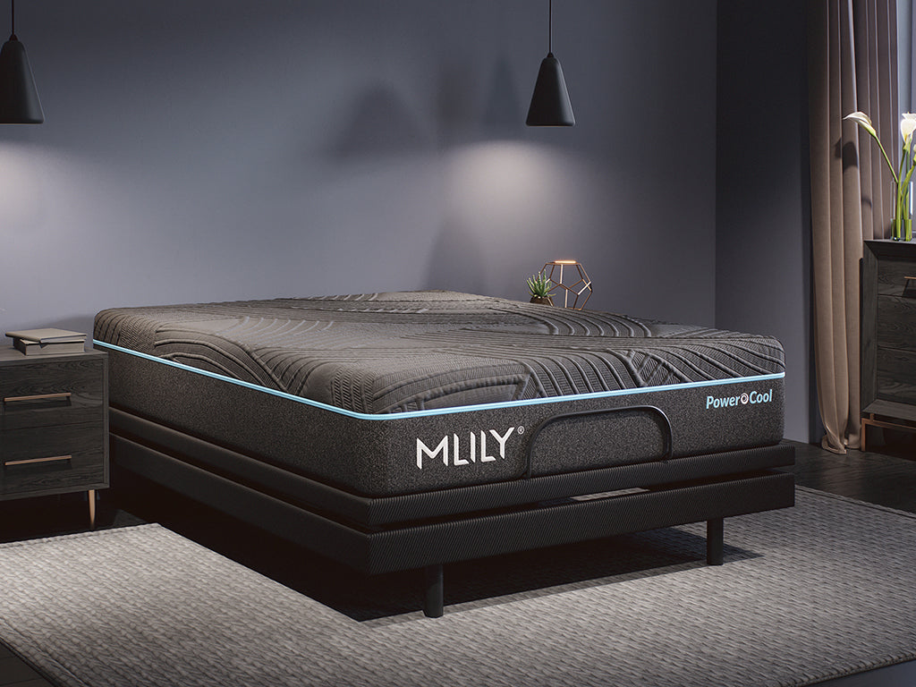 PowerCool Black Medium King Sleep System by Mlily at Eve Furniture
