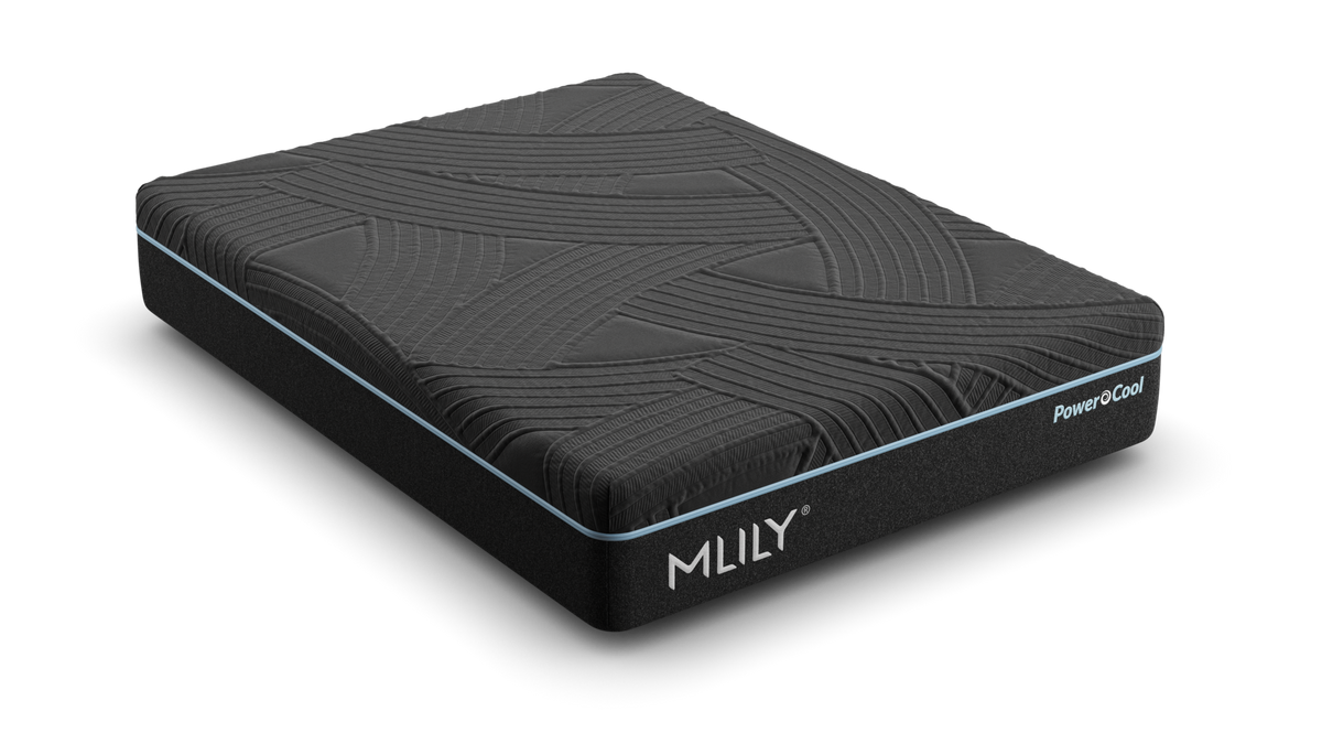 PowerCool Black Medium Queen Sleep System by Mlily at Eve Furniture