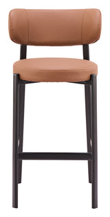 Prairie Brown Barstool (Set of 2) by Zuomod at Eve Furniture