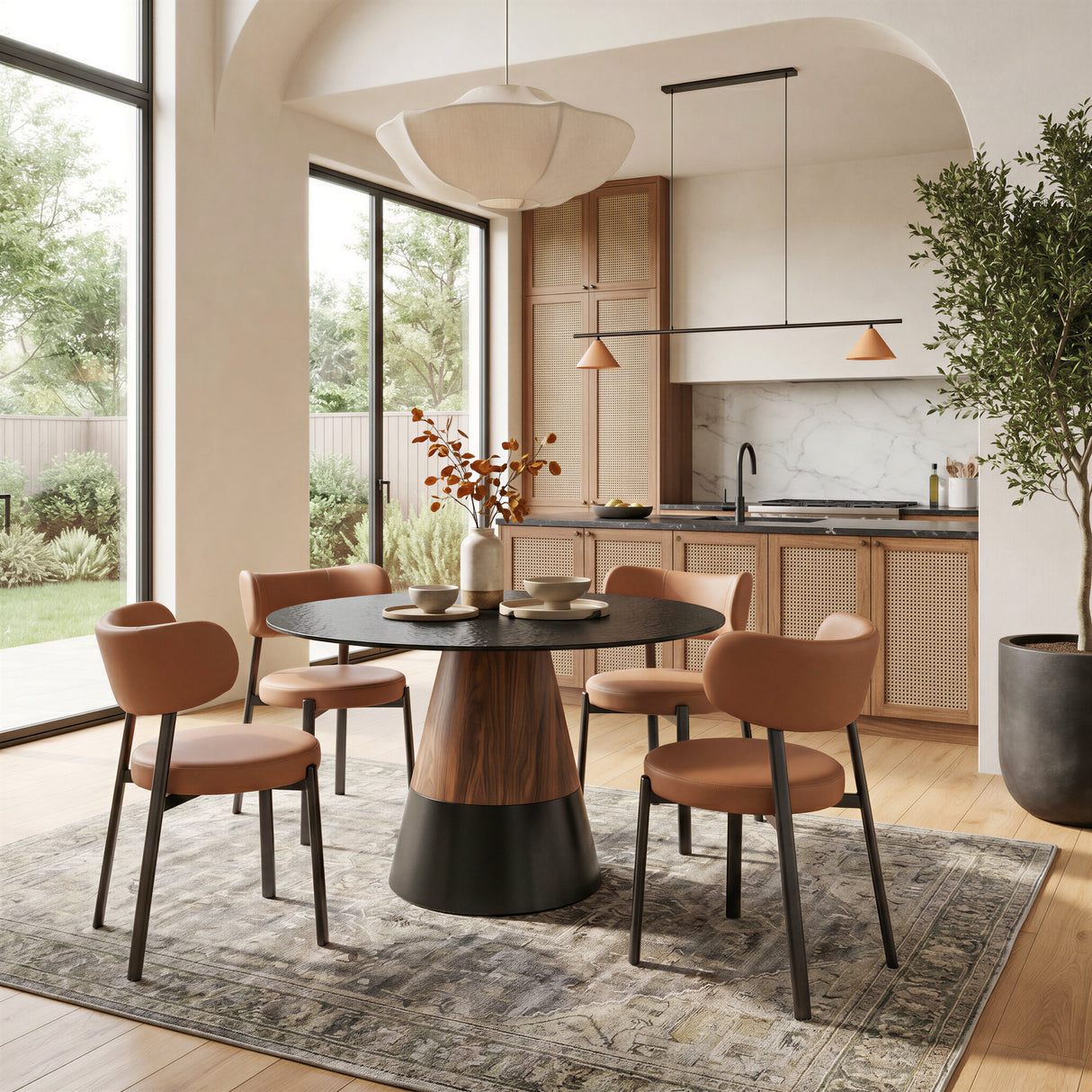 Prairie Brown Dining Chair (Set of 2) by Zuomod at Eve Furniture
