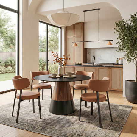Prairie Brown Dining Chair (Set of 2) by Zuomod at Eve Furniture