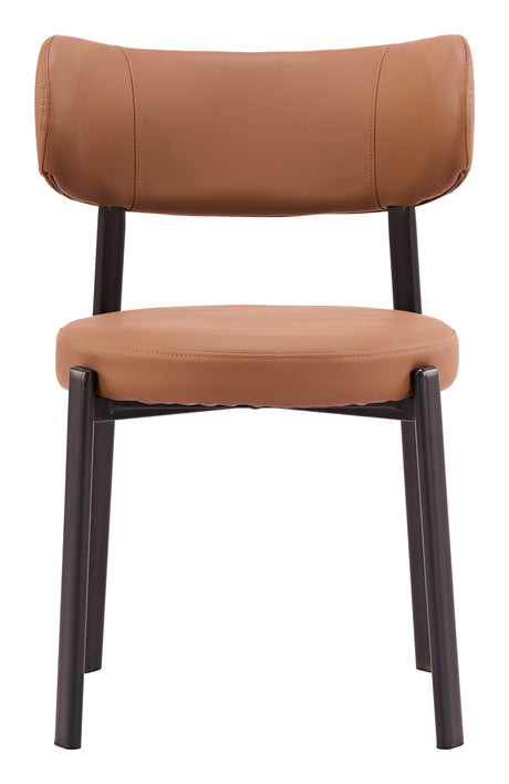 Prairie Brown Dining Chair (Set of 2) by Zuomod at Eve Furniture
