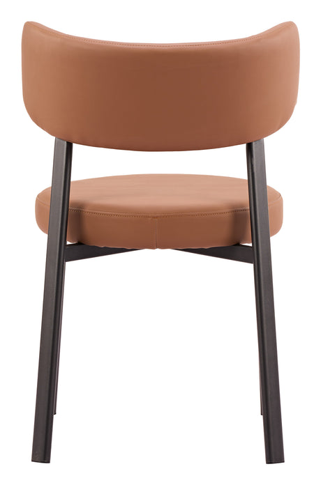 Prairie Brown Dining Chair (Set of 2) by Zuomod at Eve Furniture