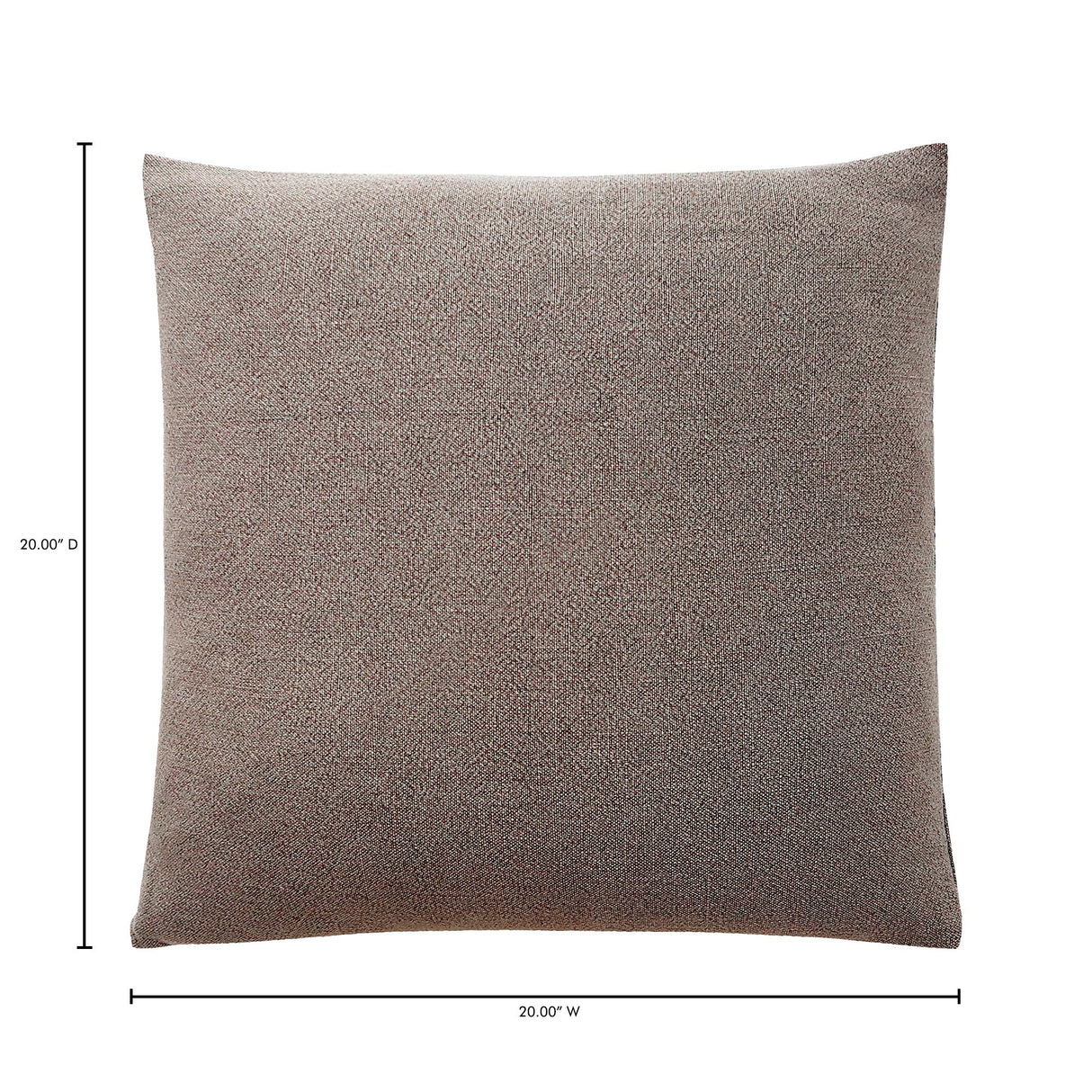 Prairie Harvest Taupe Pillow by Moe's Home at Eve Furniture