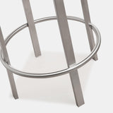 Pratt Performance Vegan Leather Swivel Counter Stool - Set of 2 by TOV Furniture at Eve Furniture