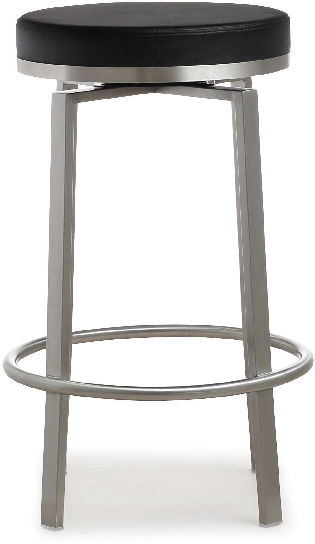 Pratt Performance Vegan Leather Swivel Counter Stool - Set of 2 by TOV Furniture at Eve Furniture