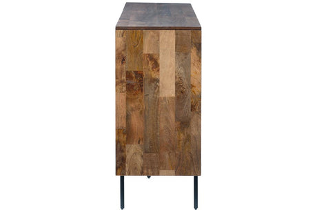 Prattville Brown Accent Cabinet by Ashley at Eve Furniture