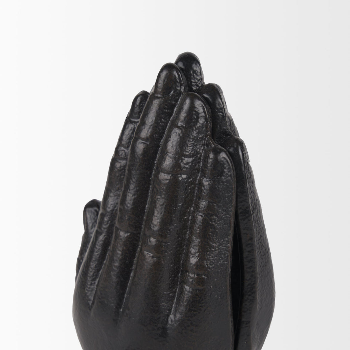 Praying Hands Bronze Cast Iron Book Ends by Mercana at Eve Furniture