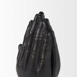Praying Hands Bronze Cast Iron Book Ends by Mercana at Eve Furniture