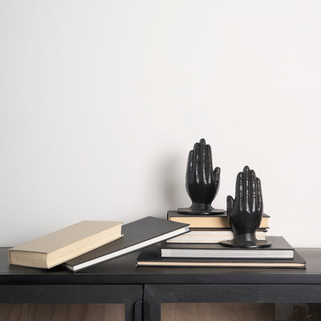 Praying Hands Bronze Cast Iron Book Ends by Mercana at Eve Furniture